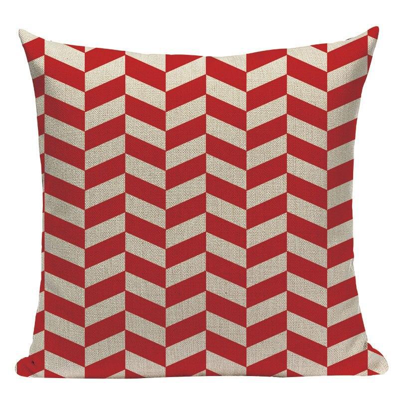 Coussin Scandinave Rouge | Housse Déco