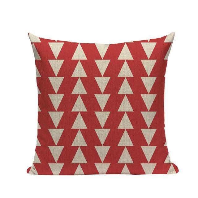 Coussin Scandinave Rouge | Housse Déco