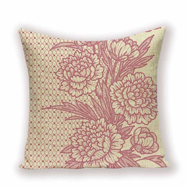 Coussin Shabby Rose | Housse Déco
