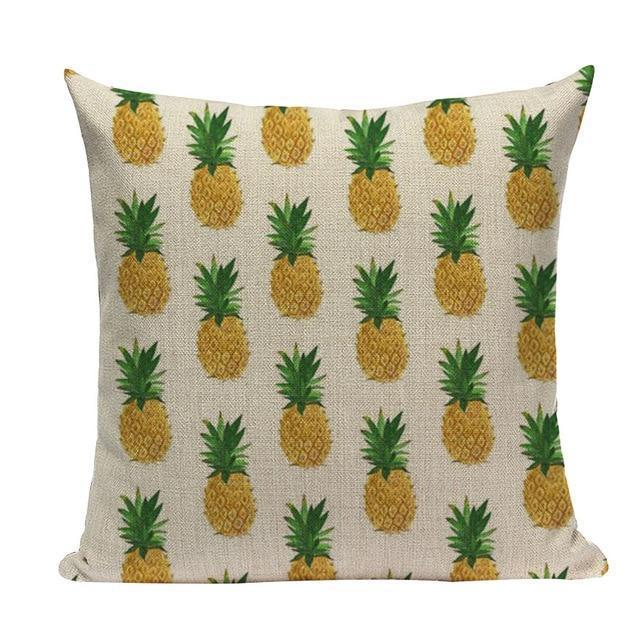 Coussin Terrasse Ananas | Housse Déco