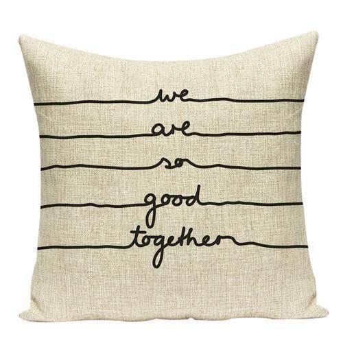 Coussin Texte Amitié | Housse Déco