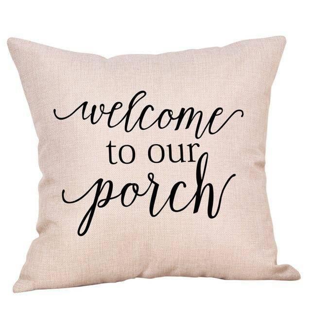 Coussin Texte Personnalisé | Housse Déco