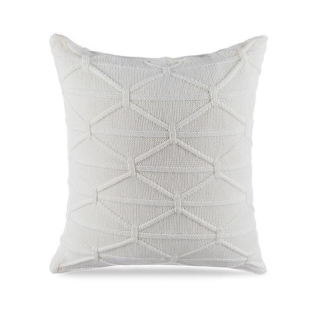 Coussin Tricot Grosse Maille | Housse Déco