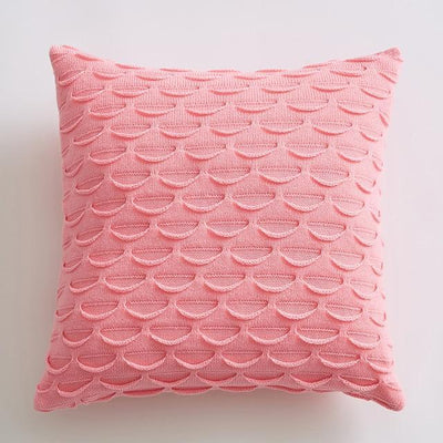 Coussin Tricoté Main | Housse Déco