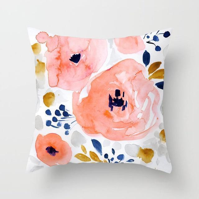 Coussin vintage Grosse Fleur | Housse Déco