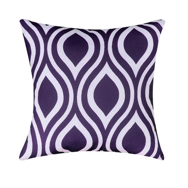 Housse Coussin Velours Violet