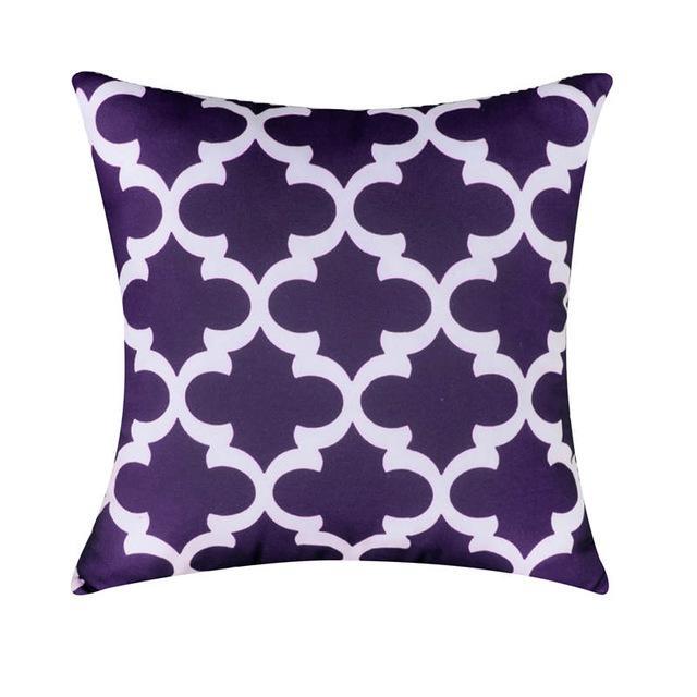 Housse Coussin Violet Tunisien