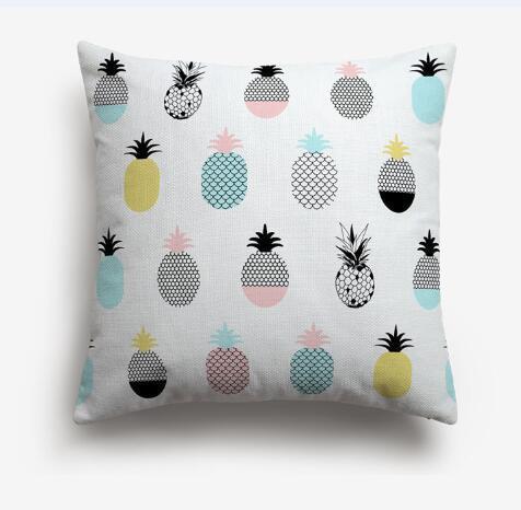 Housse de Coussin Motif Ananas | Housse Déco