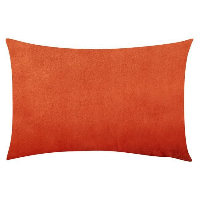 Housse de Coussin Rectangulaire Orange | Housse Déco