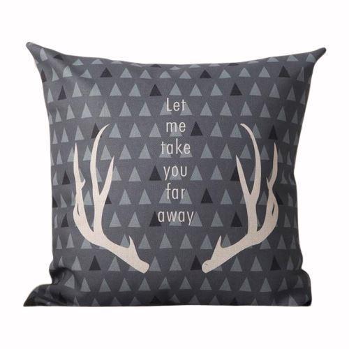 Coussin Cerf Géométrique