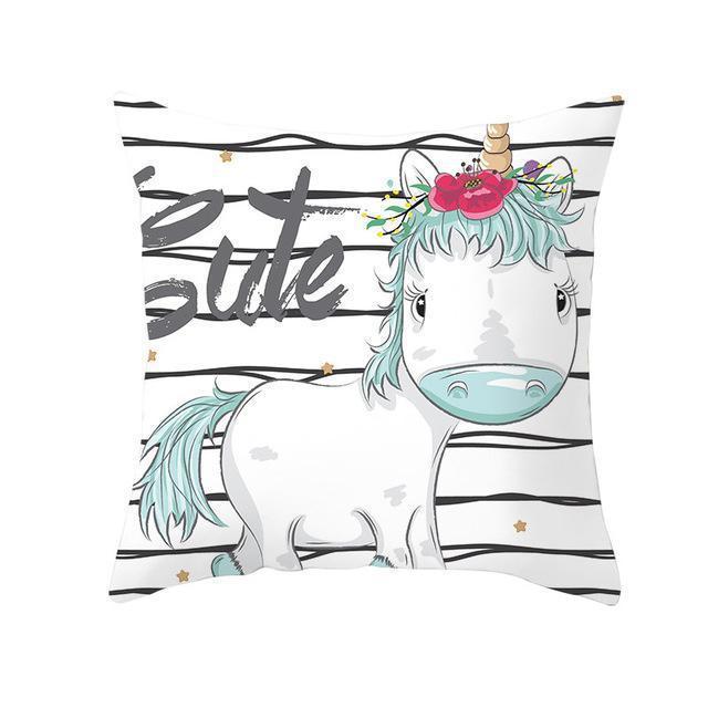 Licorne en coussin | Housse Déco