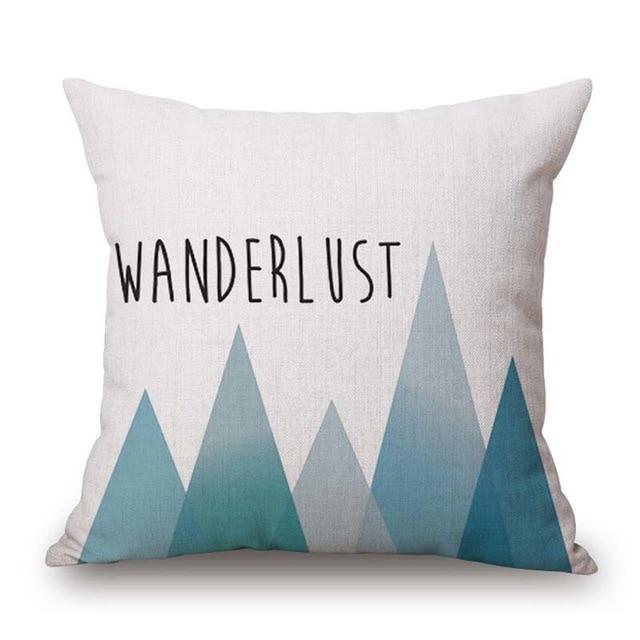 Coussin Scandinave Wanderlust | Housse Déco