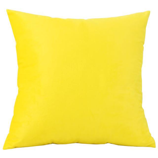 Housse de Coussin Scandinave Jaune | Housse Déco