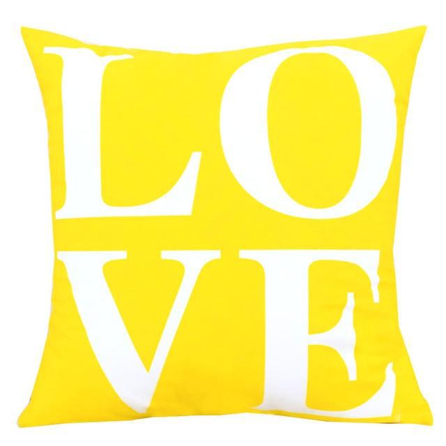 Coussin Jaune Design | Housse Déco