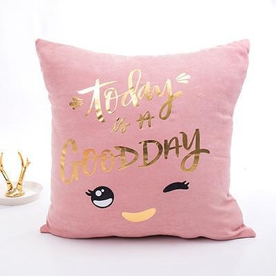 Coussin Velours Rose Foncé | Housse Déco