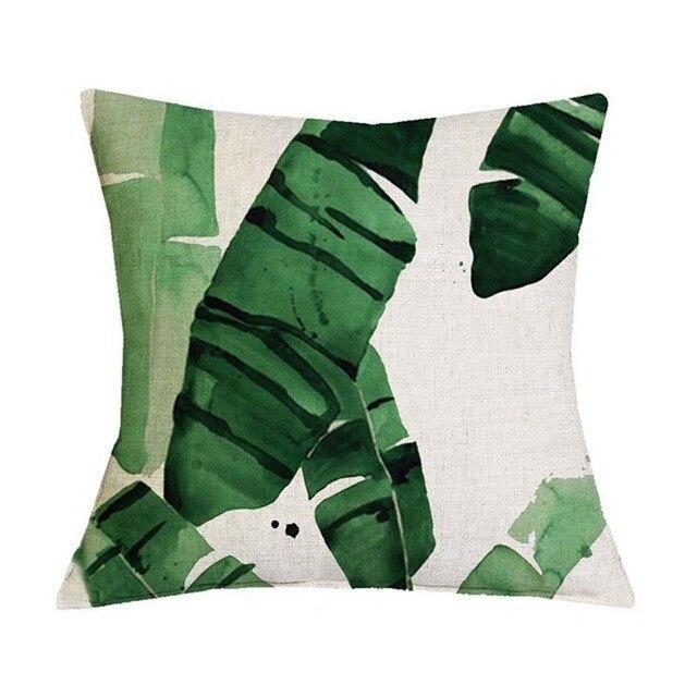 Coussin Nature Feuillage | Housse Déco