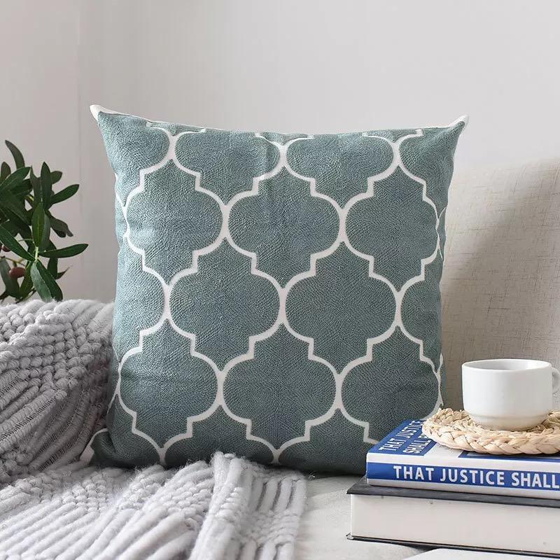 Coussin Berbère Motif Vert