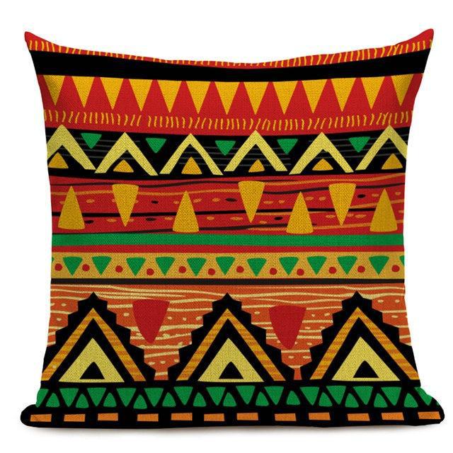 Coussin Tissu Africain | Housse Déco