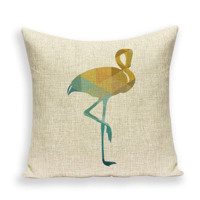 Coussin Graphique Jaune | Housse Déco