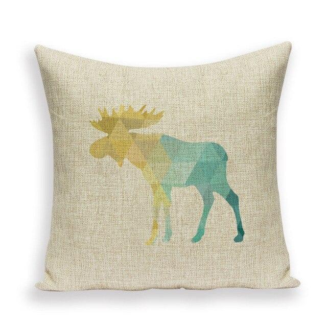 Housse Coussin Renne | Housse Déco