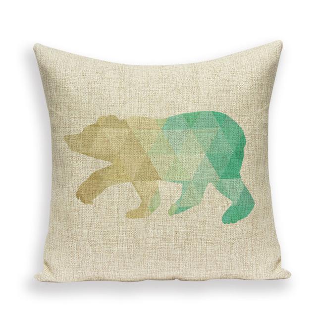 Coussin avec Ours | Housse Déco