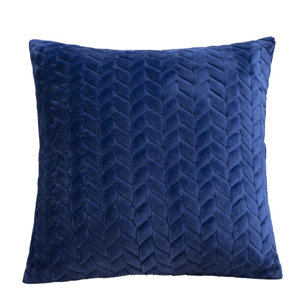 Coussin Matelassé Velours | Housse Déco