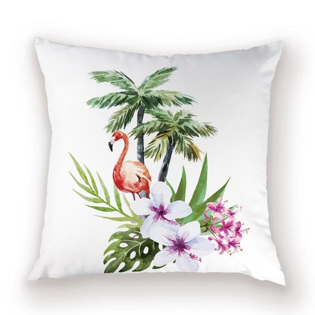 coussin de chaise flamant rose
