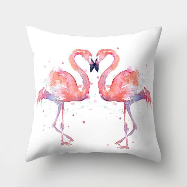 Coussin Flamant Rose Personnalisé