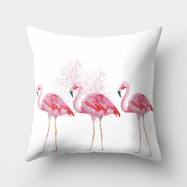 Housse de coussin Flamant Rose Trio