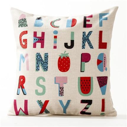 coussin enfant alphabet