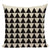 Coussin Motif Geometrique Noir et Blanc | Housse Déco