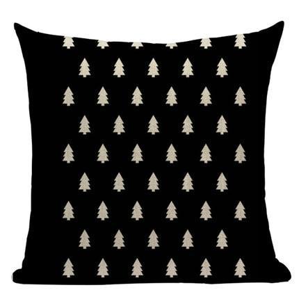 Coussin Géometrique Noir et Blanc | Housse Déco