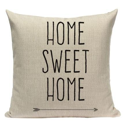 Coussin Scandinave Home Sweet Home | Housse Déco