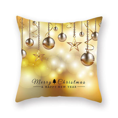 Housse de Coussin de Noël Gold Collection