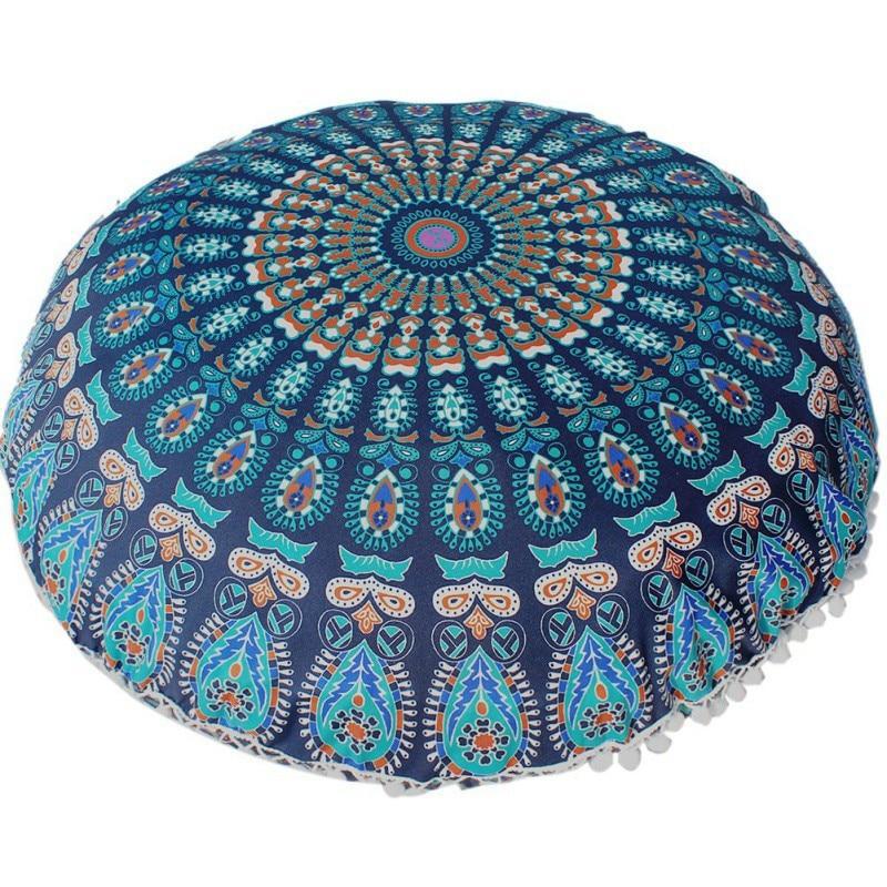 Coussin Mandala Rond | Housse Déco