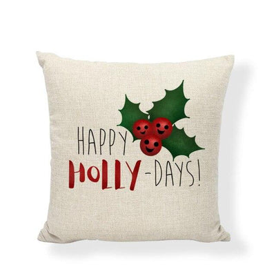 coussin noël déco holly-days