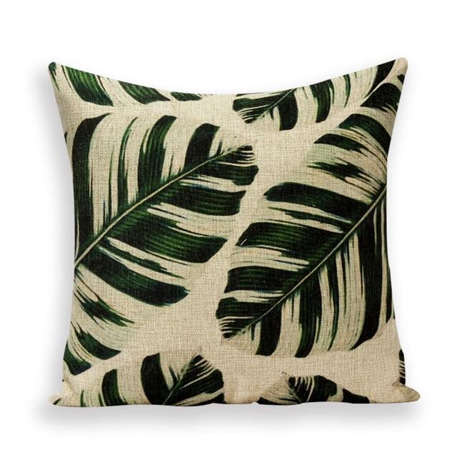 Oreiller Motif Tropical | Housse Déco