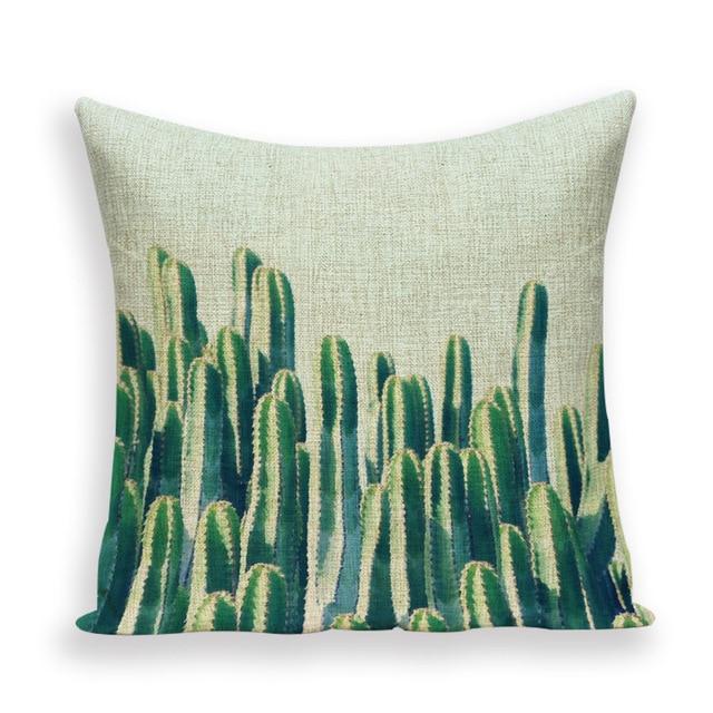 Housse de Coussin Tropical