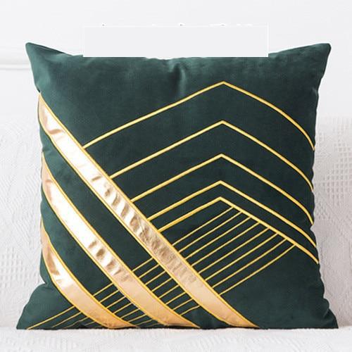Coussin Velours Vert Sapin | Housse Déco