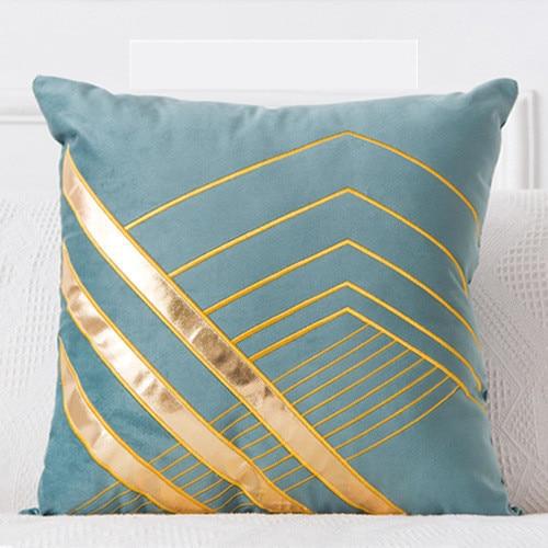 Coussin Velours Bleu de Prusse | Housse Déco