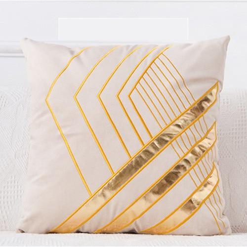Coussin Velours Or | Housse Déco