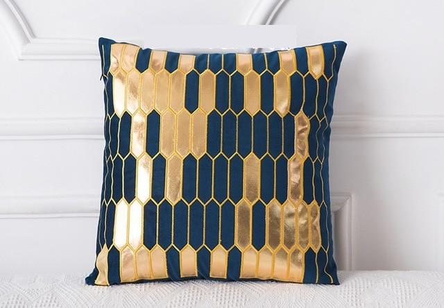 Coussin Velours Doré | Housse Déco