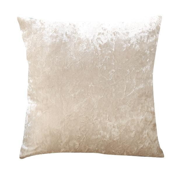 Coussin Blanc Brillant | Housse Déco