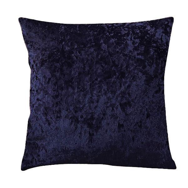 Coussin Velours Marine | Housse Déco