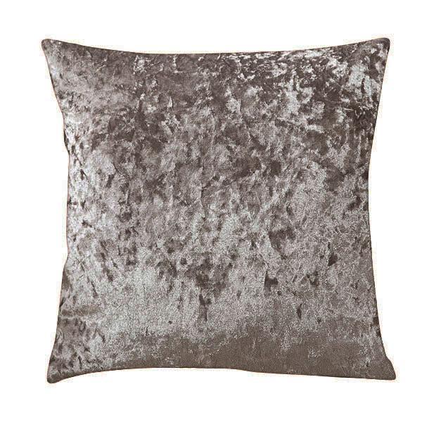 Housse Coussin Velours Gris | Housse Déco