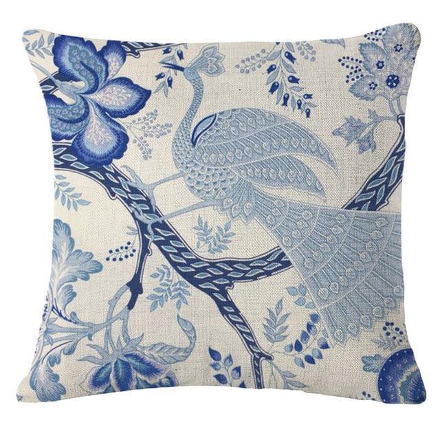 Housse de Coussin Blanc Vintage | Housse Déco