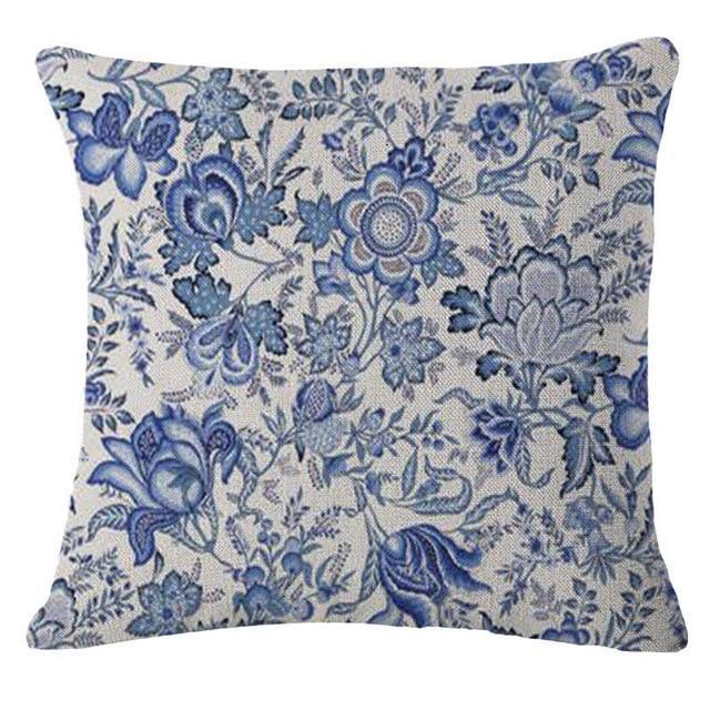 Coussin Fleuri Vintage | Housse Déco