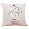 Coussin Coeur Mariage