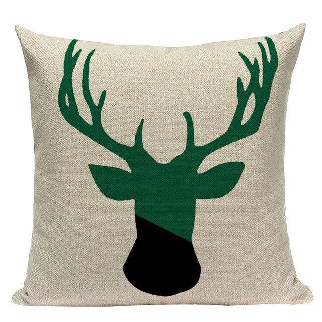 Coussin Scandinave Vert | Housse Déco