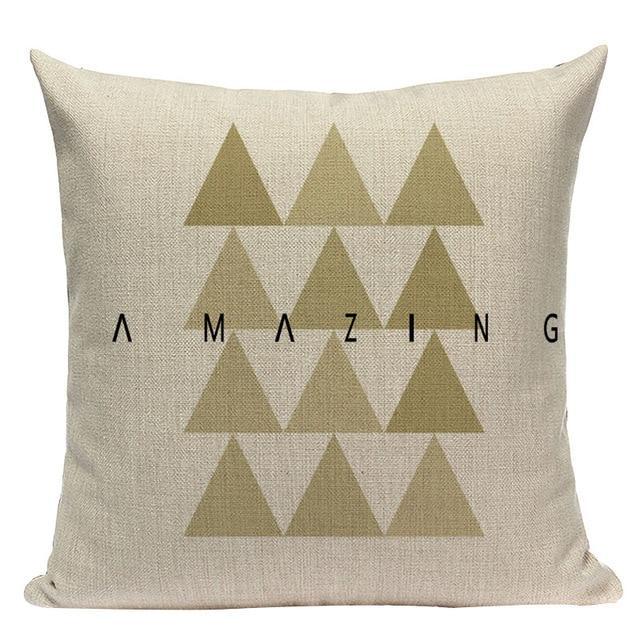 Coussin Kaki Lin | Housse Déco